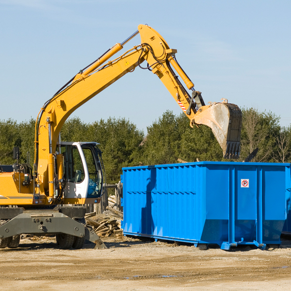 can i choose the location where the residential dumpster will be placed in Huson